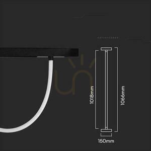 V-TAC VT-42112-S 11 W LED magnetic 48 V track luminaire, 1 m flexible tube, CCT, black 5 V-TAC VT-42112-S 11 W LED magnetic 48 V track luminaire, 1 m flexible tube, CCT, black small 5