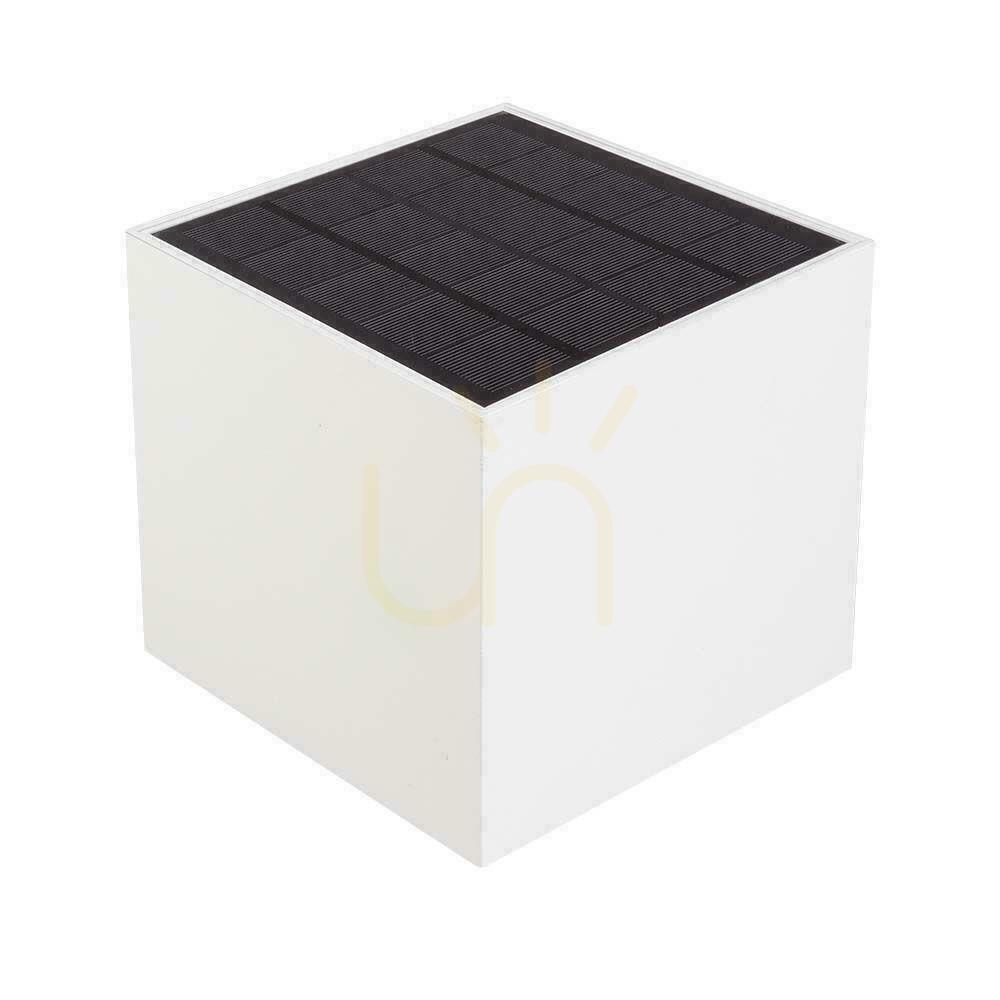 View Solar V-TAC 9W LED COB Adjustable White Cube 15x15cm IP65 VT-11109 4000K 860lm wall luminaire. Solar V-TAC 9W LED COB Adjustable White Cube 15x15cm IP65 VT-11109 4000K 860lm wall luminaire.