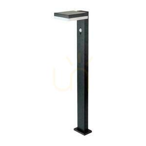 V-TAC 80cm Solar Garden Pole 5.5W LED IP54 Square Black VT-1167 3000K 220lm 3 Years Warranty small 0