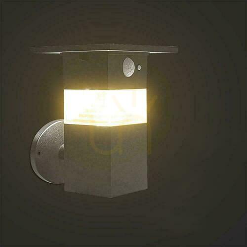 Check V-TAC 5.5W LED IP54 Black VT-1169 3000K 250lm Solar Garden Wall lamp 3 Years Warranty