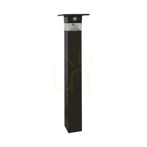 Check V-TAC 80cm Solar Garden Pole 5.5W LED IP54 Black VT-1170 3000K 250lm 3 Years Warranty