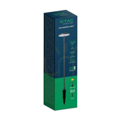 Check V-TAC LED garden post 12W 2in1 80cm Anthracite VT-1160-A 4000K 1265lm
