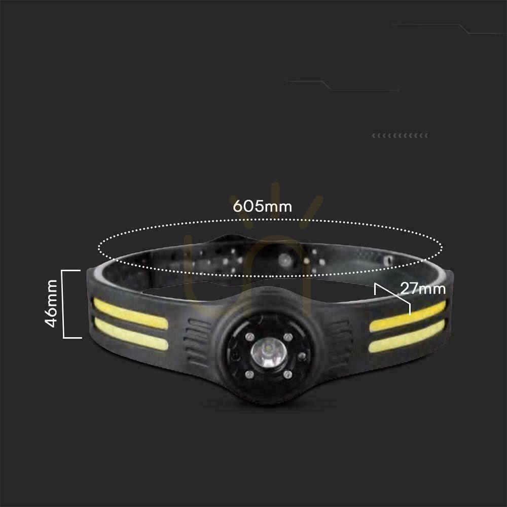 Show V-TAC 3W SMD 5W COB Charging USB-C Flashlight IP43 VT-9901 470lm. V-TAC 3W SMD 5W COB Charging USB-C Flashlight IP43 VT-9901 470lm.