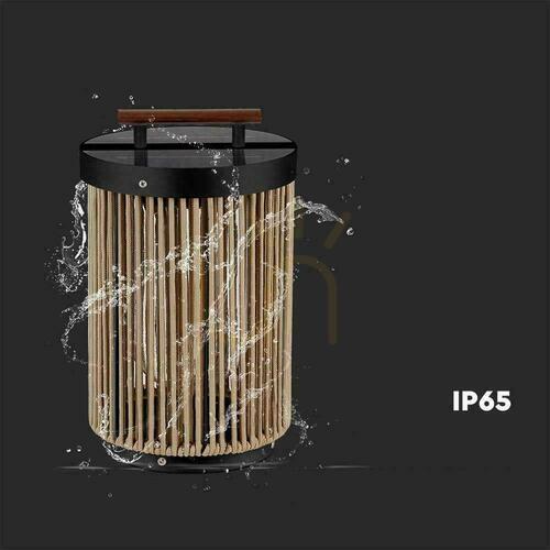 Check V-TAC Portable Solar Lamp 3-5W LED IP65 Remote Control VT-7653 3000K.