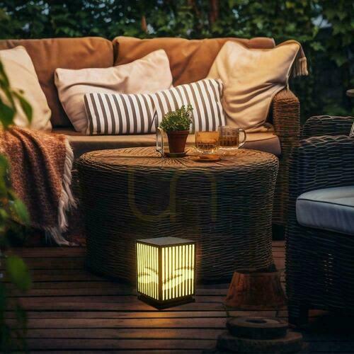 Check V-TAC VT-7657 black garden bollard light 36.5 cm IP65 E27 lamp excluded SKU 23353