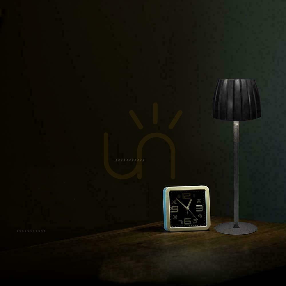 View V-TAC 2.7W LED Nightstand Lamp 34cm USB Charging Dimmable Black VT-7967 3000K-6000K 110lm V-TAC 2.7W LED Nightstand Lamp 34cm USB Charging Dimmable Black VT-7967 3000K-6000K 110lm