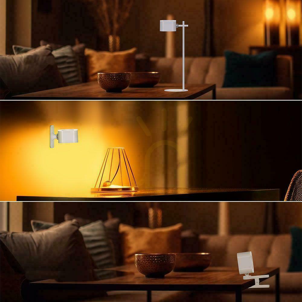 View V-TAC 4-in-1 Desk Lamp 35cm Wallpaper Clip Flashlight 3W LED CCT White VT-10115 3000K-6000K 300lm V-TAC 4-in-1 Desk Lamp 35cm Wallpaper Clip Flashlight 3W LED CCT White VT-10115 3000K-6000K 300lm