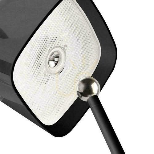 Check V-TAC 5W CCT LED Solar Nightstand Desk Lamp 35cm USB-C Charging Dimmable Black VT-10116 3000K-6000K 400lm