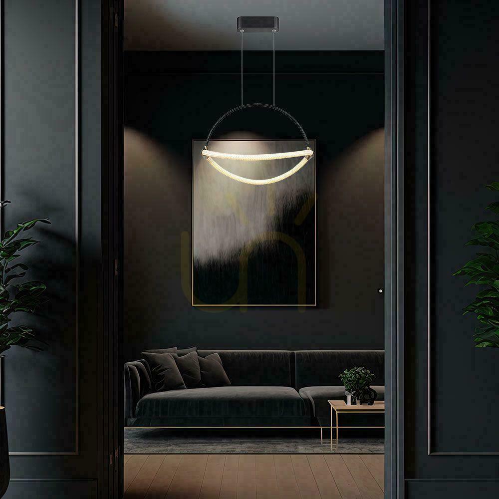 Show V-TAC 12W LED pendant luminaire 40cm Black VT-10124 3000K 1440lm V-TAC 12W LED pendant luminaire 40cm Black VT-10124 3000K 1440lm