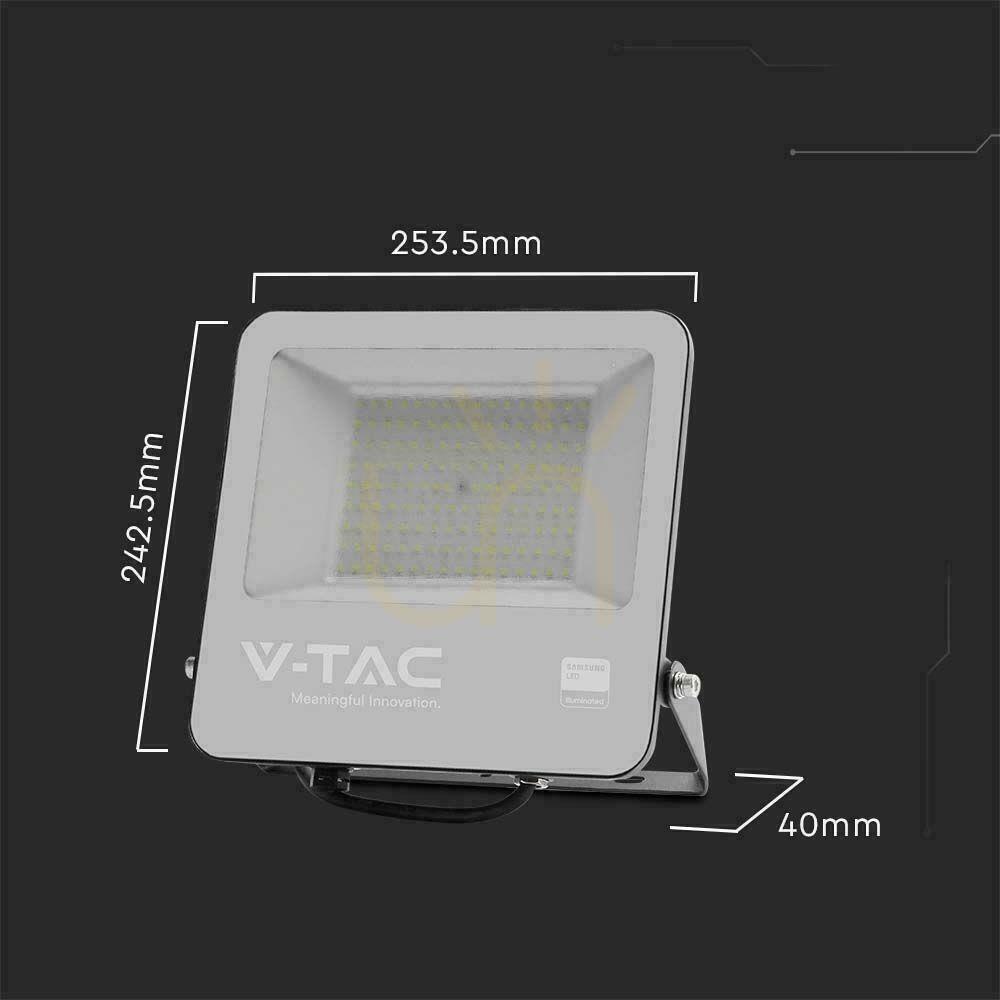 Show LED Projector V-TAC 100W 100Lm/W Cable 1mb SAMSUNG CHIP Black VT-44104 6500K 8700lm 5 Years Warranty LED Projector V-TAC 100W 100Lm/W Cable 1mb SAMSUNG CHIP Black VT-44104 6500K 8700lm 5 Years Warranty