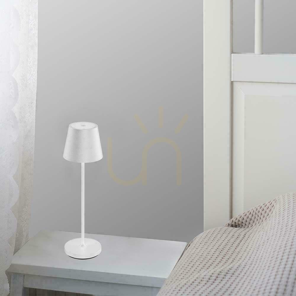View V-TAC 1.5W LED Desk Night Light Charging Dimmable IP54 White VT-7997 3000K 150lm V-TAC 1.5W LED Desk Night Light Charging Dimmable IP54 White VT-7997 3000K 150lm