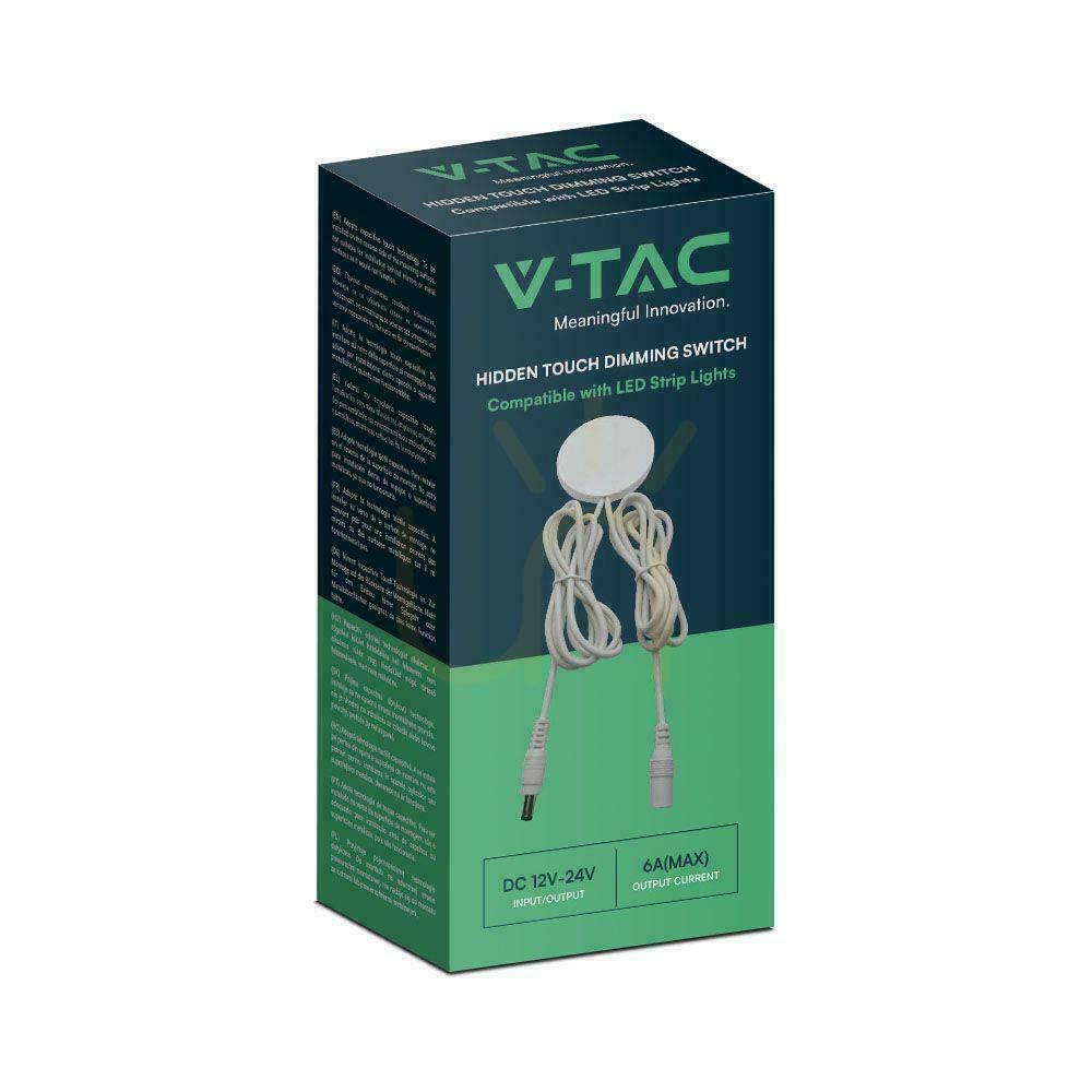 View Touch Switch Concealed Undercounter Furniture V-TAC White VT-2412 Touch Switch Concealed Undercounter Furniture V-TAC White VT-2412