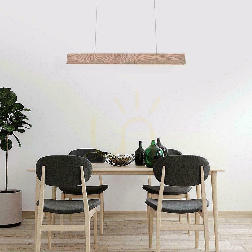 Display V-TAC LED pendant luminaire 10W WOOD 90cm VT-7975 3000K 1250lm V-TAC LED pendant luminaire 10W WOOD 90cm VT-7975 3000K 1250lm