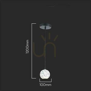 V-TAC G9 Marble White 10x120cm VT-7986 Pendant Luminaire small 1