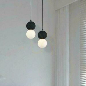 V-TAC G9 Pendant Luminaire Marble Black+White 10x120cm VT-7987 small 3
