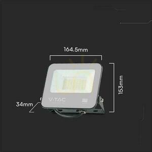 LED Projector V-TAC 30W 100Lm/W Cable 1mb SAMSUNG CHIP Black VT-44035 3000K 2505lm 5 Years Warranty small 2