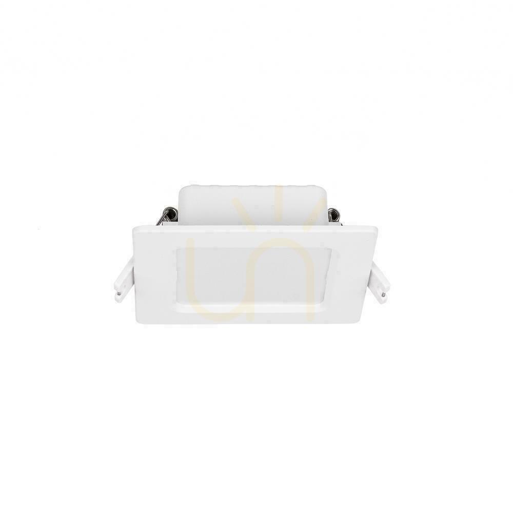 V-TAC 3W LED SAMSUNG CHIP Recessed Panel Square 90x90mm VT-61003SQ-S 3000K 330lm