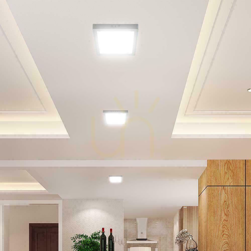 Show V-TAC 12W LED SAMSUNG CHIP Surface Panel Square 167x167mm VT-60012SQ-S 6500K 1200lm V-TAC 12W LED SAMSUNG CHIP Surface Panel Square 167x167mm VT-60012SQ-S 6500K 1200lm