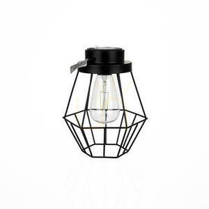 V-TAC LED Portable Solar Lamp IP44 Black 18x21cm VT-7995 2700K 8lm small 2