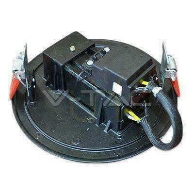 Check Projector Base Rail System 3F LED 130mm 3 Phases Black V-TAC VT-7110