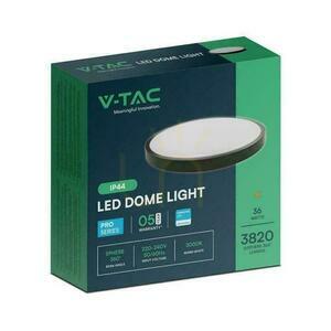 Plafond V-TAC 36W LED SAMSUNG CHIP Round 35cm Surface Mounted IP44 Black VT-8630B 4000K 3820lm 5 Years Warranty small 2