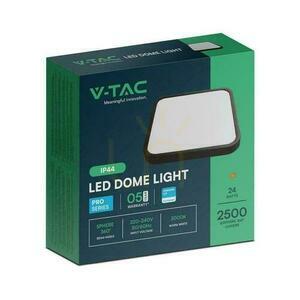 Plafond V-TAC 24W LED SAMSUNG CHIP Square 30x30cm Surface Mounted IP44 Black VT-8624B 3000K 2500lm 5 Years Warranty small 2