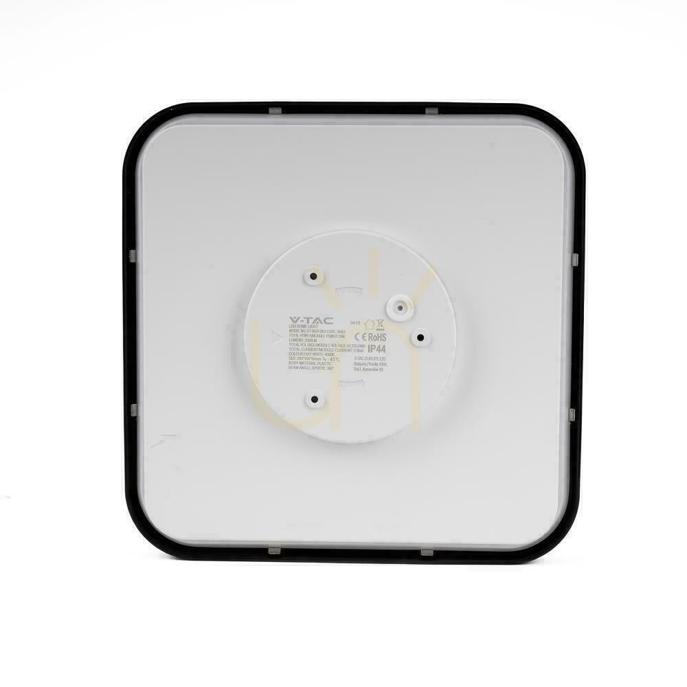 View Plafond V-TAC 48W LED SAMSUNG CHIP Square 42x42cm Surface Mounted IP44 Black VT-8630B 6500K 5160lm 5 Years Warranty Plafond V-TAC 48W LED SAMSUNG CHIP Square 42x42cm Surface Mounted IP44 Black VT-8630B 6500K 5160lm 5 Years Warranty