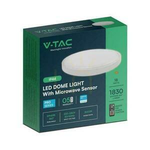 V-TAC VT-8618S LED Ceiling Light with Sensor 18 W 6500 K White IP44 29.5 cm small 2