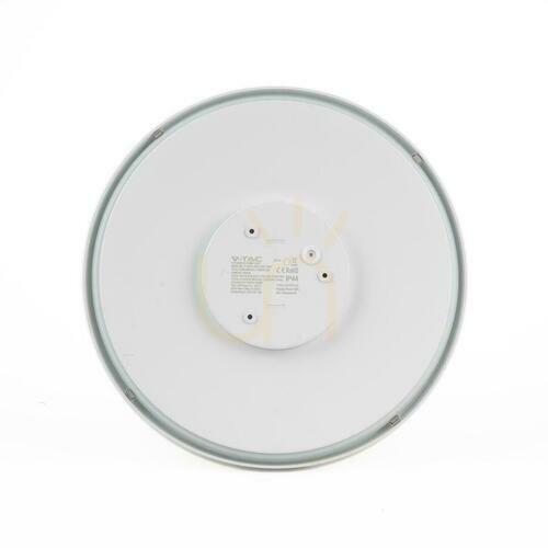 Check Plafond V-TAC 24W LED SAMSUNG CHIP Round 35cm Surface Mounted Pilot Motion Sensor IP44 White VT-8624S 4000K 2500lm 5 Years Warranty