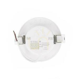 V-TAC VT-61003RD-S Round Recessed LED Panel 3W 3000K 330lm White, Samsung Chip small 2
