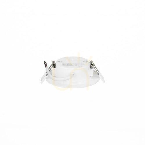 Check V-TAC 3W LED SAMSUNG CHIP Recessed Panel Round 90x28mm VT-61003RD-S 4000K 330lm 5 Year Warranty