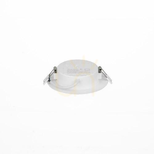 Check V-TAC 6W LED SAMSUNG CHIP Recessed Panel Round 120x28mm VT-61006RD-S 6500K 660lm 5 Years Warranty