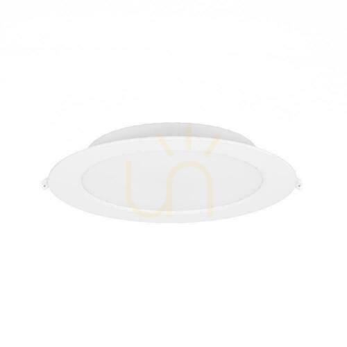 Check V-TAC 18W LED SAMSUNG CHIP Recessed Panel Round 220x28mm VT-61018RD-S 3000K 1850lm 5 Year Warranty