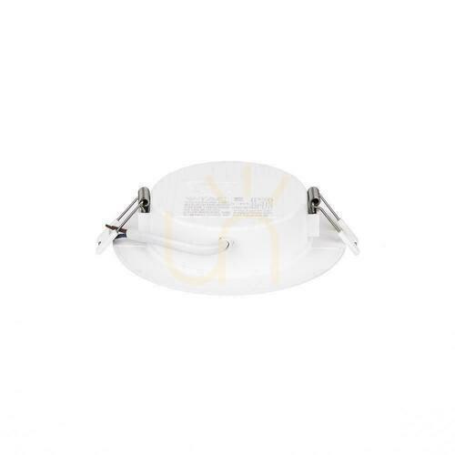 Check V-TAC 6W LED SAMSUNG CHIP Recessed Panel Round 120x28mm VT-61006RD-S 4000K 660lm 5 Years Warranty