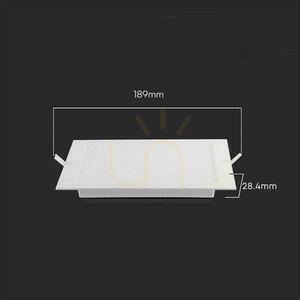 V-TAC Recessed Panel 12W LED SAMSUNG CHIP Square 170x170mm VT-61012SQ-S 4000K 1200lm 3 V-TAC Recessed Panel 12W LED SAMSUNG CHIP Square 170x170mm VT-61012SQ-S 4000K 1200lm small 3