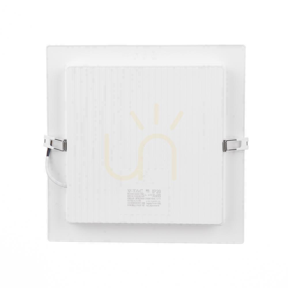 Preview V-TAC 18W LED SAMSUNG CHIP Recessed Panel Square 220x220mm VT-61018SQ-S 4000K 1980lm V-TAC 18W LED SAMSUNG CHIP Recessed Panel Square 220x220mm VT-61018SQ-S 4000K 1980lm