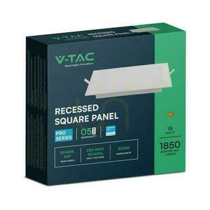 V-TAC 18W LED SAMSUNG CHIP Recessed Panel Square 220x220mm VT-61018SQ-S 4000K 1980lm 4 V-TAC 18W LED SAMSUNG CHIP Recessed Panel Square 220x220mm VT-61018SQ-S 4000K 1980lm small 4