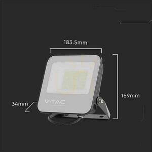 V-TAC 50W SAMSUNG CHIP LED Projector Black 160Lm/W VT-44051 4000K 8000lm 5 Years Warranty small 2