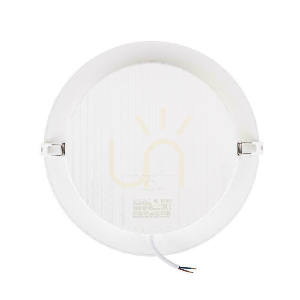 View V-TAC 24W LED SAMSUNG CHIP Recessed Panel Round 294x29mm VT-61024RD-S 3000K 2500lm 5 Year Warranty V-TAC 24W LED SAMSUNG CHIP Recessed Panel Round 294x29mm VT-61024RD-S 3000K 2500lm 5 Year Warranty