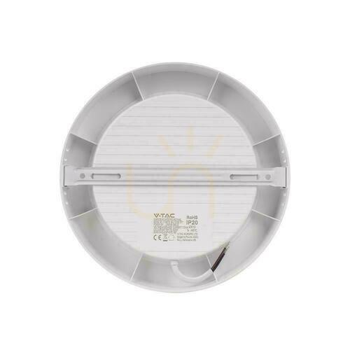 Check Surface Panel V-TAC 6W LED SAMSUNG CHIP Round 121x30mm VT-60006RD-S 6500K 660lm 5 Years Warranty