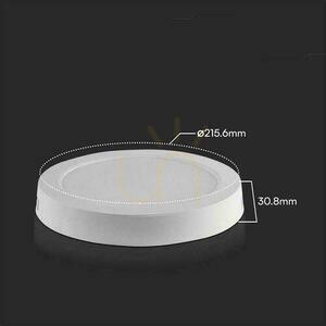 V-TAC 18W LED SAMSUNG CHIP Surface Panel Round 215x30mm VT-60018RD-S 3000K 1850lm 5 Year Warranty 3 V-TAC 18W LED SAMSUNG CHIP Surface Panel Round 215x30mm VT-60018RD-S 3000K 1850lm 5 Year Warranty small 3
