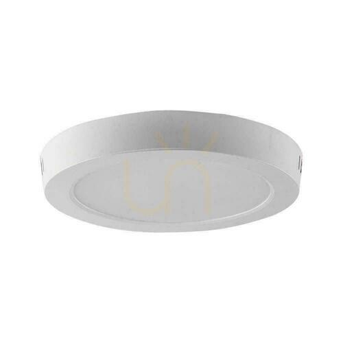 Check V-TAC 18W LED SAMSUNG CHIP Surface Panel Round 215x30mm VT-60018RD-S 6500K 1980lm 5 Year Warranty