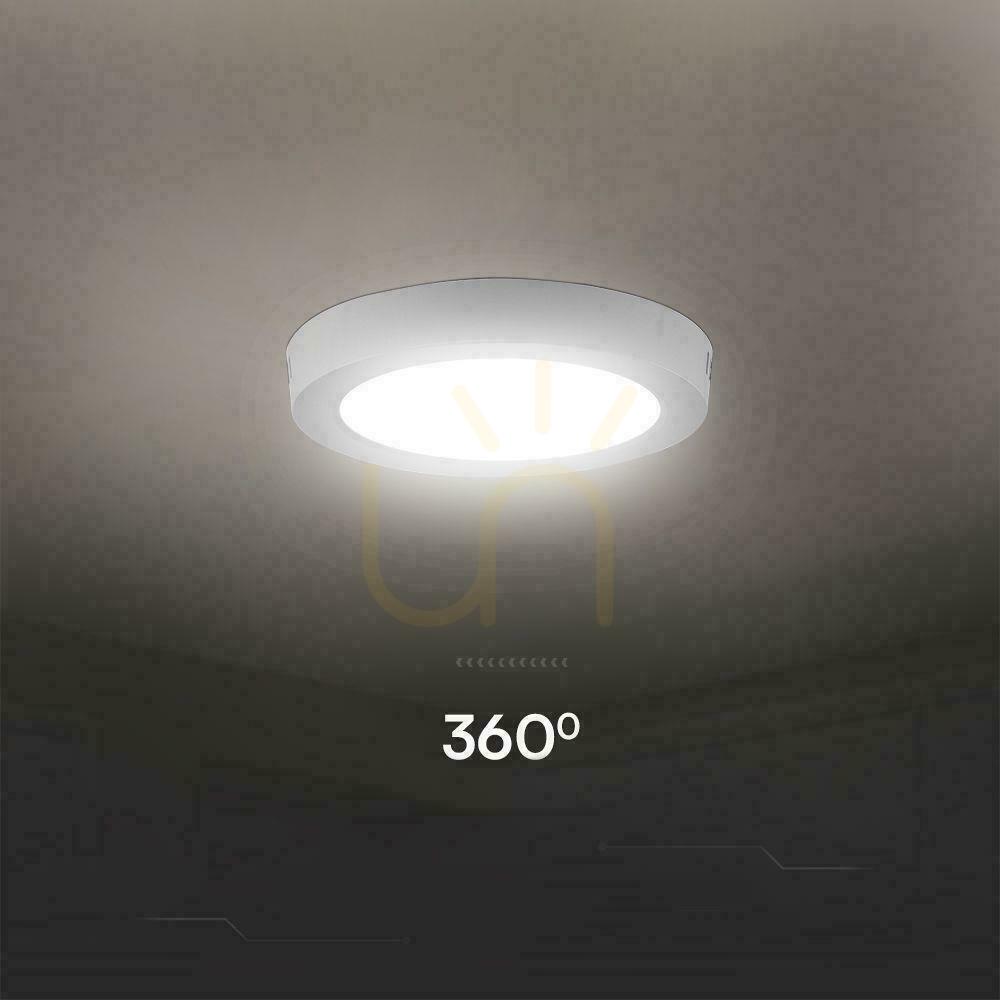 Show V-TAC 24W LED SAMSUNG CHIP Surface Panel Round 288x31mm VT-60024RD-S 3000K 2500lm V-TAC 24W LED SAMSUNG CHIP Surface Panel Round 288x31mm VT-60024RD-S 3000K 2500lm