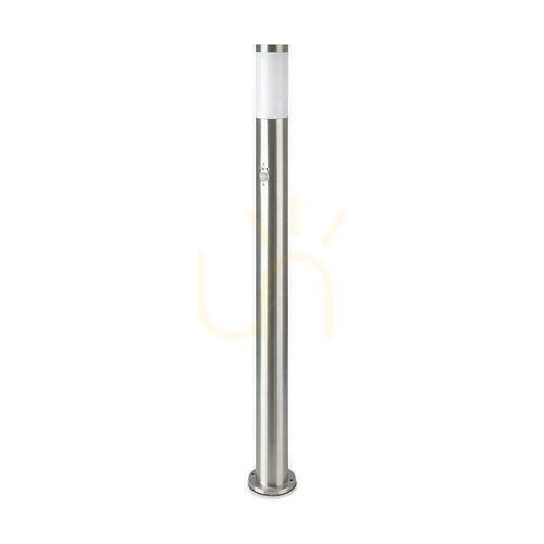 Check Garden Pole V-TAC 110CM Brushed Steel Motion Sensor E27 VT-838-110