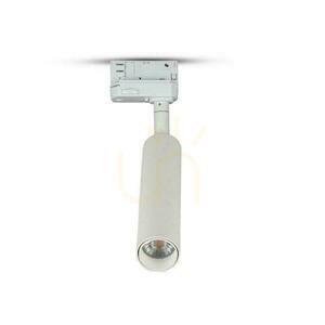 V-TAC VT-407 LED Track Spotlight, 3-Phase, 7 W, 3000 K, CRI 90, White small 1