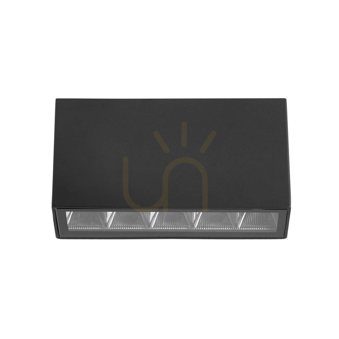 Plafon zewnętrzny Italux Forli LED 5x5W 4000K czarny IP54 OWL-2015-4K