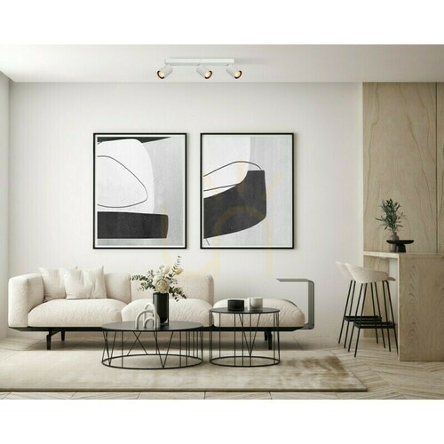 Check Italux Nesto White Ceiling Spotlight Bar 3× GU10 SPL-23436-3-WH