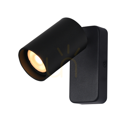 Check Wall Sconce Italux Black GU10 Aluminum Steel WL-23436-1-BK