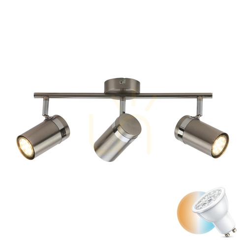 Check Italux Spotlights 3x GU10 Silver Metal 48 cm SPL-2024-3