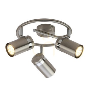 Italux 3-Light Silver GU10 Metal Spotlight SPL-2024-3A small 1